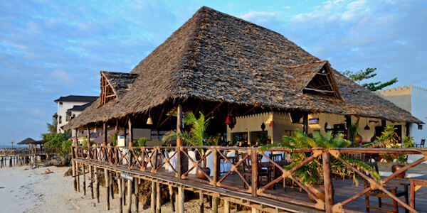 Amaan Bungalows restaurant, Zanzibar in Tanzania Amaan Bungalows restaurant, Zanzibar in Tanzania
