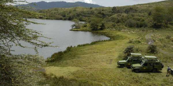 Momella meren, Arusha Nationaal Park in Tanzania