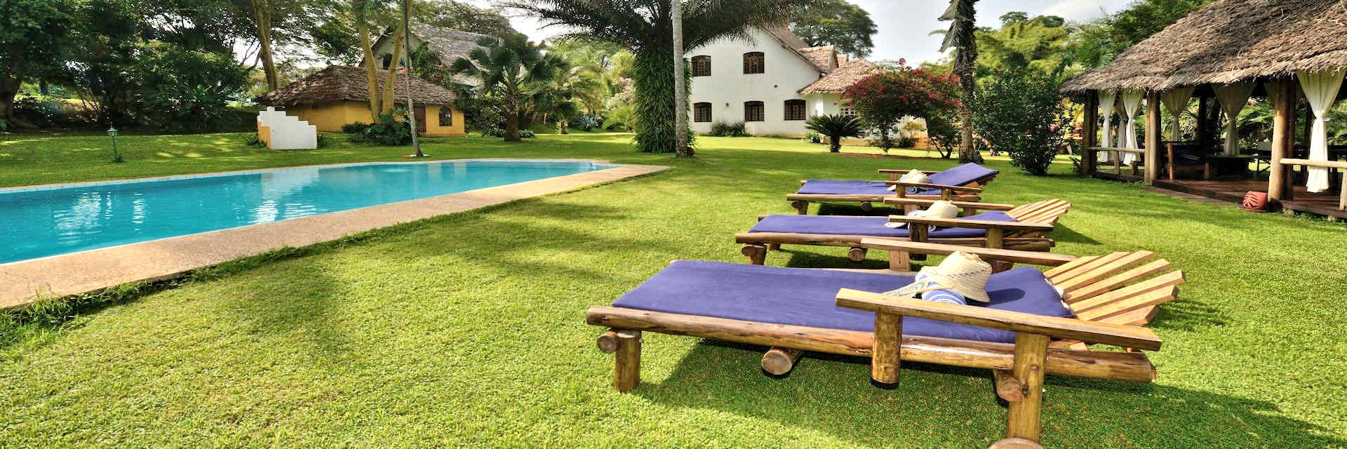 Arusha safari lodge zwembad aan de rand van Arusha stad. Arusha safari lodge zwembad aan de rand van Arusha stad.
