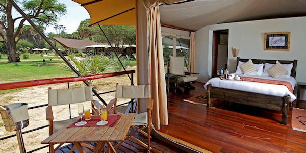 Ashnil Samburu Camp accommodatie exterieur safaritent, Samburu Nationaal Reservaat in Kenia