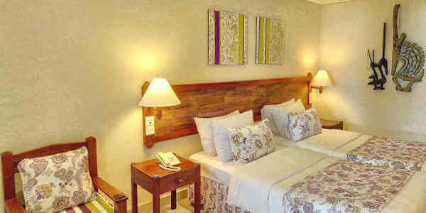 Baobab Beach Resort en Spa standaard kamer, Diani Beach in Kenia Baobab Beach Resort en Spa standaard kamer, Diani Beach in Kenia