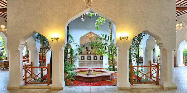 Bluebay Beach Resort & Spa receptie, Zanzibar in Tanzania