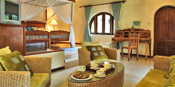 Bluebay Beach Resort & Spa accommodatie suites interieur, Zanzibar in Tanzania
