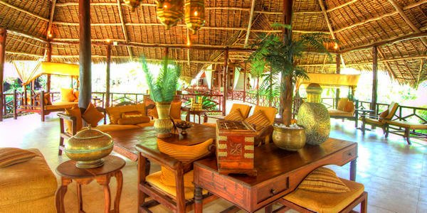 Breezes Beach Club & Spa accommodatie lounge beachfront, Zanzibar in Tanzania Breezes Beach Club & Spa accommodatie lounge beachfront, Zanzibar in Tanzania