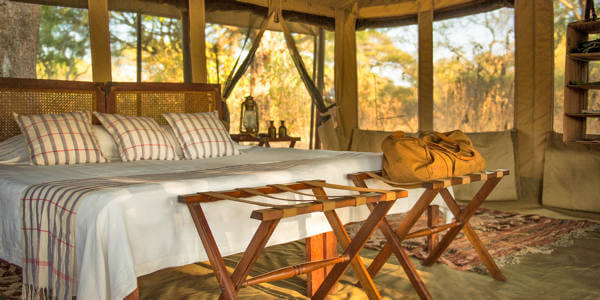 Chada Katavi Camp interieur safaritent, Katavi Nationaal Park in Tanzania