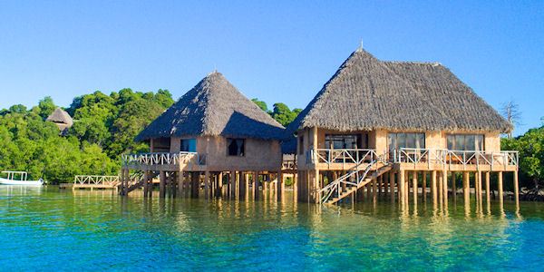 Chale Island Resort accommodatie overwater suite, Chale Island in Kenia Chale Island Resort accommodatie overwater suite, Chale Island in Kenia