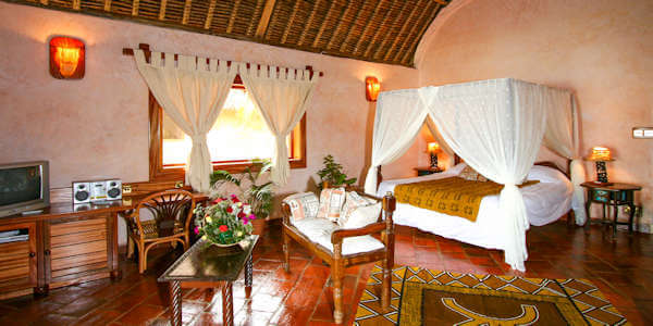 Chale Island Resort - Banda interieur - Chale Island, Kenia Chale Island Resort - Banda interieur - Chale Island, Kenia