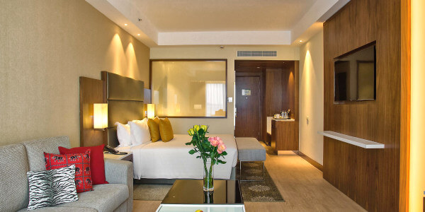 Crowne Plaza Nairobi accommodatie club room, Nairobi in Kenia Crowne Plaza Nairobi accommodatie club room, Nairobi in Kenia