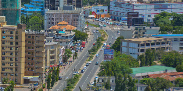 Stadscentrum - Morogoro Road, Dar Es Salaam in Tanzania Stadscentrum - Morogoro Road, Dar Es Salaam in Tanzania