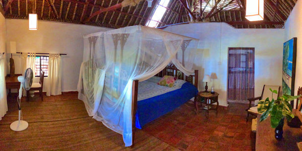 Diani House accommodatie turtle interieur, Diani Beach in Kenia