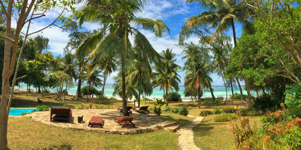 Diani House terras zwembad, Diani Beach in Kenia