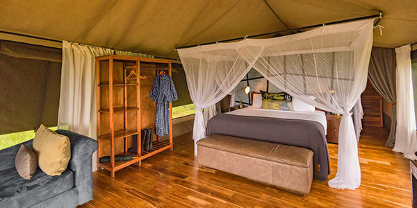 Safaritent interieur Safaritent interieur