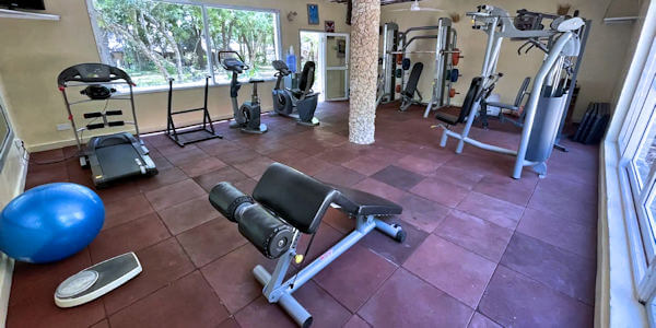 Eleven Pearl Boutique Hotel accommodatie fitness ruimte, Galu Beach in Kenia Eleven Pearl Boutique Hotel accommodatie fitness ruimte, Galu Beach in Kenia