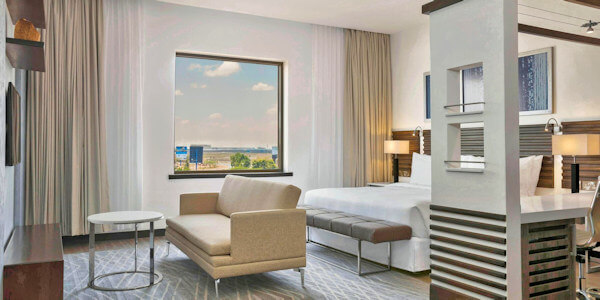Four Points by Sheraton accommodatie interieur deluxe king, Nairobi in Kenia Four Points by Sheraton accommodatie interieur deluxe king, Nairobi in Kenia