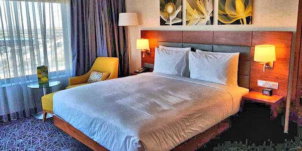 Hilton Garden Inn interieur king kamer, Nairobi in Kenia Hilton Garden Inn interieur king kamer, Nairobi in Kenia