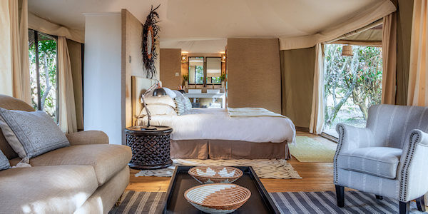 Ilkeliani Camp interieur superieure tenten, Masai Mara in Kenia