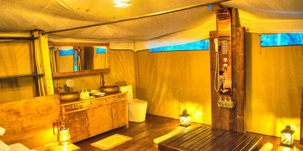 Ilora Reteats accommodatie badkamer standaard, Masai Mara in Kenia Ilora Reteats accommodatie badkamer standaard, Masai Mara in Kenia