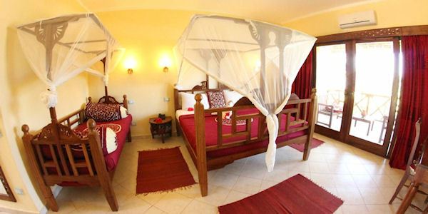 Jaz Adonia Beach Resort inrichting tuinkamer, Zanzibar in Tanzania Jaz Adonia Beach Resort inrichting tuinkamer, Zanzibar in Tanzania