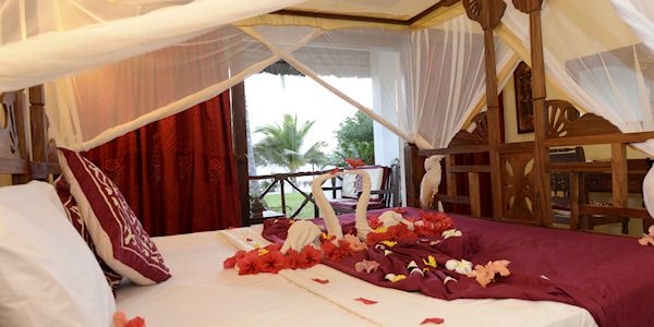 Jaz Adonia Beach Resort accommodatie inrichting sea view cottage, Zanzibar in Tanzania Jaz Adonia Beach Resort accommodatie inrichting sea view cottage, Zanzibar in Tanzania