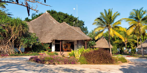 Karafuu Beach Resort & Spa entree en lobby, Zanzibar in Tanzania Karafuu Beach Resort & Spa entree en lobby, Zanzibar in Tanzania