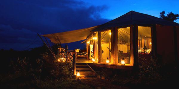 Kilima Camp Masai Mara - Masai Mara, Kenia Kilima Camp Masai Mara - Masai Mara, Kenia - In de vrije natuur kleinschalig kamperen in een luxe exclusief bush camp tijdens uw safari reis.