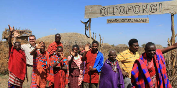 Olpopongi Masai dorp bezoek nabij Kilimanjaro nationaal park Olpopongi Masai dorp bezoek nabij Kilimanjaro nationaal park