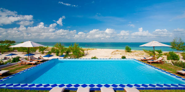 Konokono Beach Resort zwembad, Zanzibar in Tanzania Konokono Beach Resort zwembad, Zanzibar in Tanzania