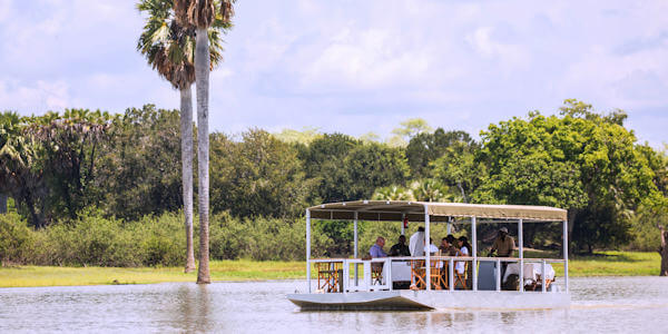Boot safari Rufiiji rivier