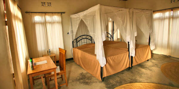 Lake Eyasi Safari Lodge accommodatie interieur standaardkamer, Lake Eyasi in Tanzania Lake Eyasi Safari Lodge accommodatie interieur standaardkamer, Lake Eyasi in Tanzania