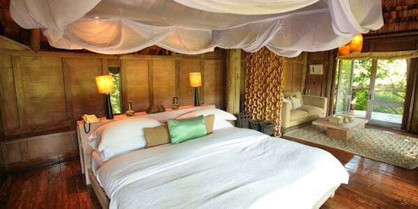 Lake Manyara Tree Lodge inrichting suite, Manyara Nationaal Park in Tanzania Lake Manyara Tree Lodge inrichting suite, Manyara Nationaal Park in Tanzania