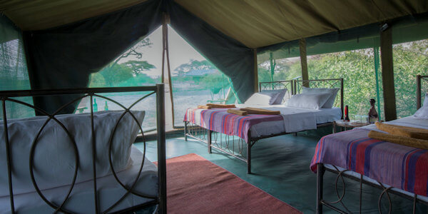 Lake Natron Halisi Camp interieur safaritent, Lake Natron in Tanzania Lake Natron Halisi Camp interieur safaritent, Lake Natron in Tanzania