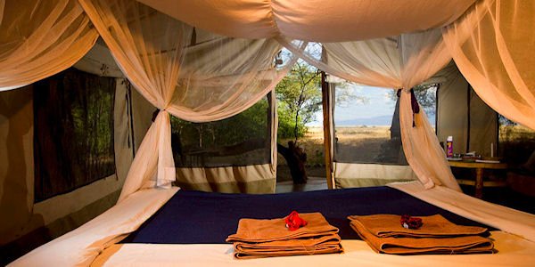 Lake Natron Tented Camp chalet interieur, Lake Natron in Tanzania Lake Natron Tented Camp chalet interieur, Lake Natron in Tanzania