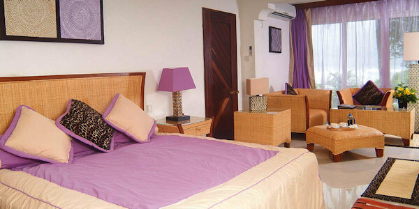 Leopard Beach Resort & Spa  accommodatie interieur chui cottage, Diani Beach in Kenia