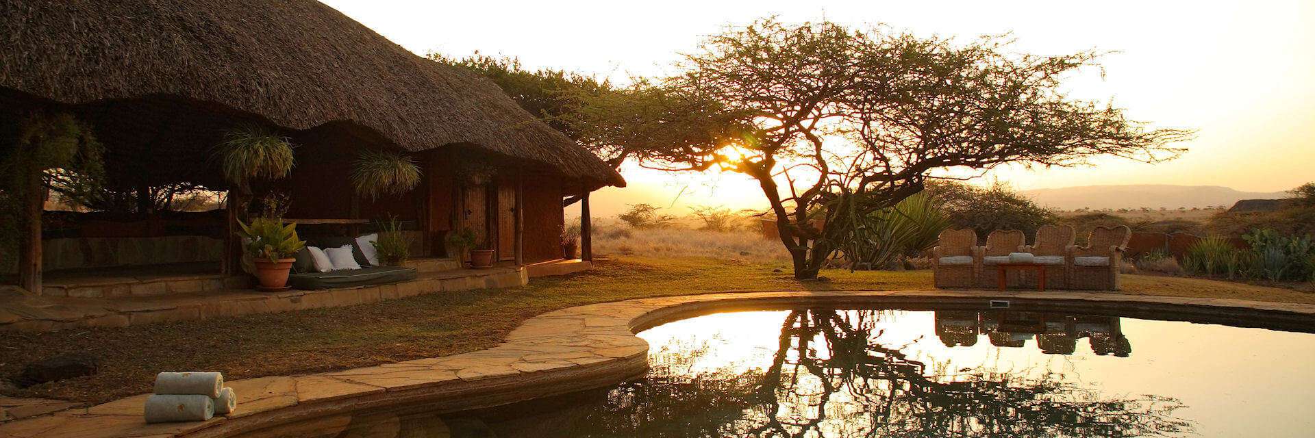 Lodges en Tented camps in het Lewa Downs reservaat in Kenia Lodges en Tented camps in het Lewa Downs reservaat in Kenia