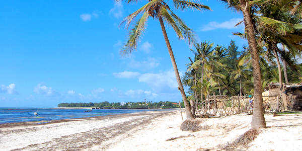 Malindi strand, Malindi in Kenia