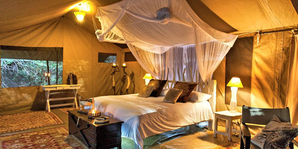 Interieur safaritent Interieur safaritent