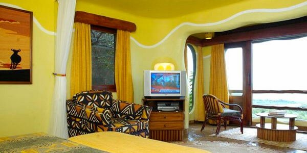 Mara Serena Safari Lodge accommodatie inrichting mara suite, Masai Mara in Kenia