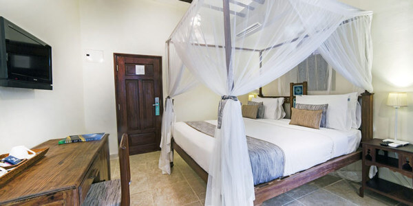 Maru Maru Hotel accommodatie king kamer interieur, Zanzibar Stone Town in Tanzania Maru Maru Hotel accommodatie king kamer interieur, Zanzibar Stone Town in Tanzania