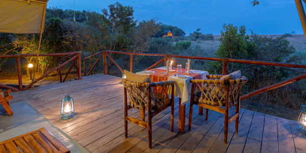 Matira Bushcamp private diner - premium, Masai Mara in Kenia