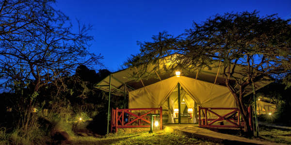 Mbuzi Mawe Tented Camp  exterieur safaritent, Serengeti Nationaal Park in Tanzania