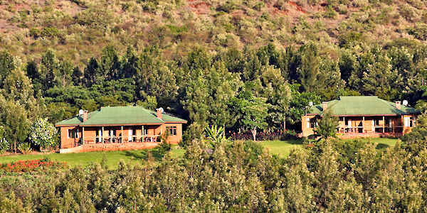 Ngorongoro Farm House standaard kamer ligging, Ngorongoro Krater in Tanzania