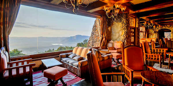 Ngorongoro Serena Safari Lodge - Ngorongoro Krater, Tanzania Ngorongoro Serena Safari Lodge - Ngorongoro Krater, Tanzania - Lounge