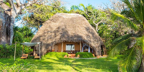 Nomad Beach Resort beach cottage, Diani Beach in Kenia Nomad Beach Resort beach cottage, Diani Beach in Kenia