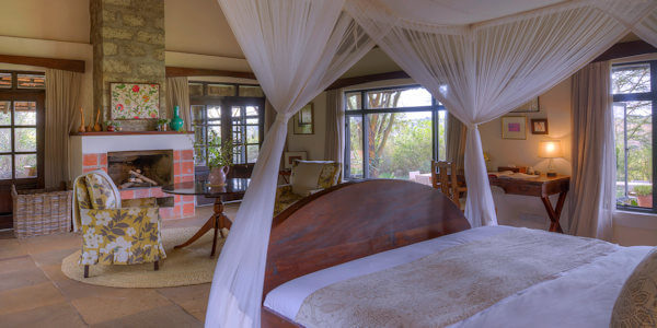 Ololo Safari Lodge terrace room interieur, Nairobi in Kenia Ololo Safari Lodge terrace room interieur, Nairobi in Kenia