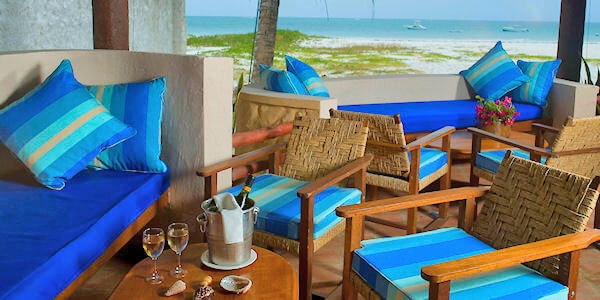 Pinewood Beach Resort & Spa stilte hoek, Galu Beach in Kenia Pinewood Beach Resort & Spa stilte hoek, Galu Beach in Kenia