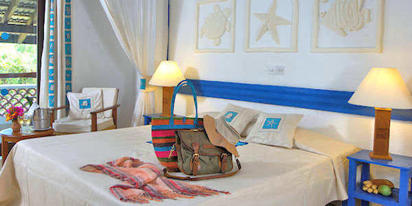 Pinewood Beach Resort & Spa accommodatie garden room inrichting, Galu Beach in Kenia Pinewood Beach Resort & Spa accommodatie garden room inrichting, Galu Beach in Kenia