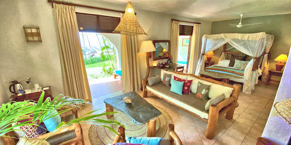 Pinewood Beach Resort & Spa - Execuitve Room met zeezicht - Galu Beach, Kenia Pinewood Beach Resort & Spa - Execuitve Room met zeezicht - Galu Beach, Kenia