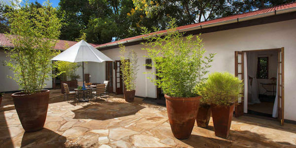 Plantation Lodge familie suite bamboo, Ngorongoro Krater in Tanzania