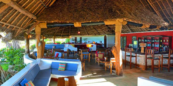 Pongwe Beach Hotel bar en restaurant, Zanzibar in Tanzania Pongwe Beach Hotel bar en restaurant, Zanzibar in Tanzania