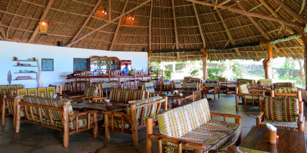 Pongwe Beach Hotel accommodatie lounge, Zanzibar in Tanzania Pongwe Beach Hotel accommodatie lounge, Zanzibar in Tanzania